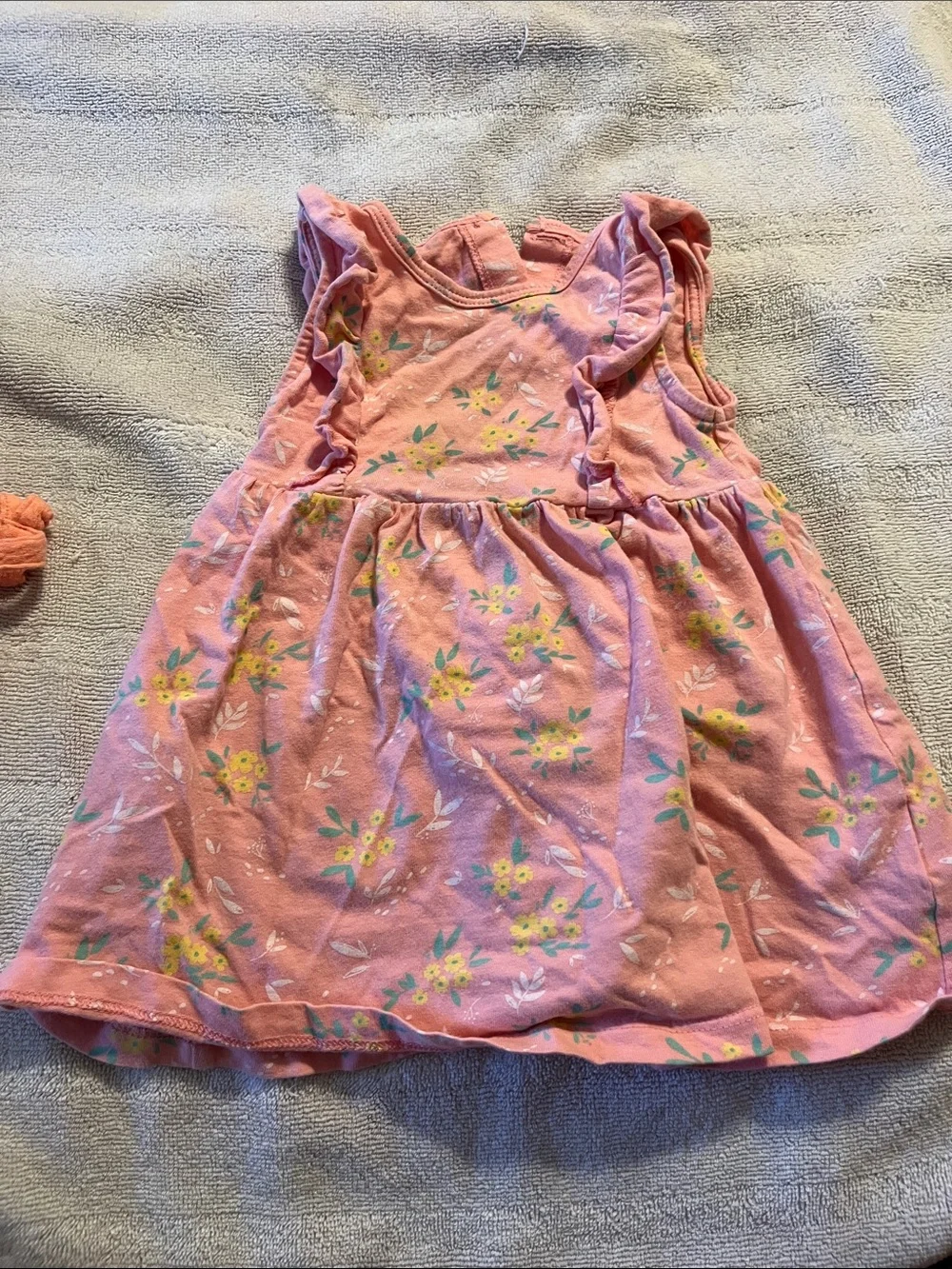 Cat & Jack Pink, Coral and Red Floral & Textured Tank Top Mix for Kids